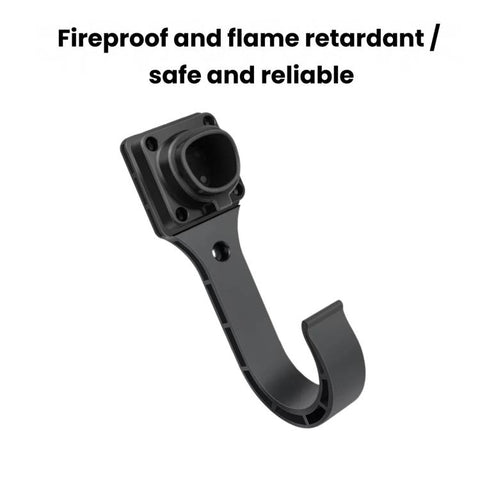For Tesla NACS / US Standard Charger Hook Bracket EV Charging Cable Holder, Brick Wall, Charging Station