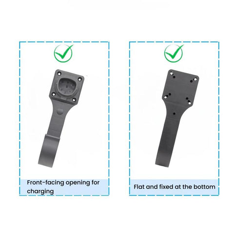 For Tesla NACS / US Standard Charger Hook Bracket EV Charging Cable Holder, Brick Wall, Charging Station