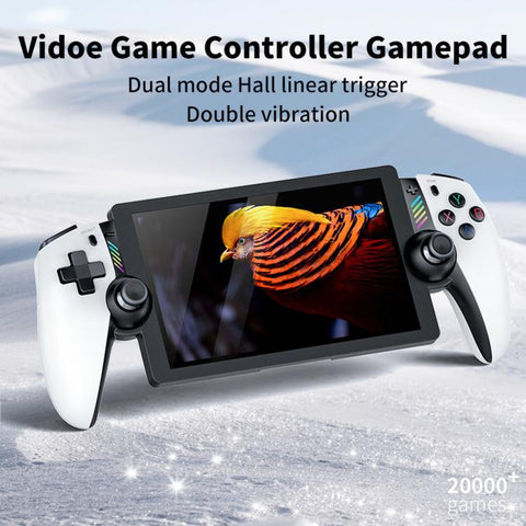 SJGAM M28 Vibration Experience 7 Inch IPS Large Screen Handheld Gaming Console, 128GB, 256GB