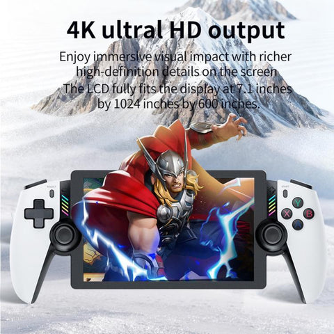 SJGAM M28 Vibration Experience 7 Inch IPS Large Screen Handheld Gaming Console, 128GB, 256GB