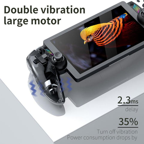 SJGAM M28 Vibration Experience 7 Inch IPS Large Screen Handheld Gaming Console, 128GB, 256GB