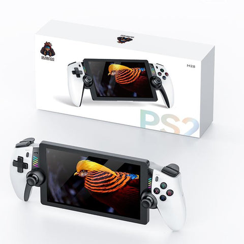 SJGAM M28 Vibration Experience 7 Inch IPS Large Screen Handheld Gaming Console, 128GB, 256GB