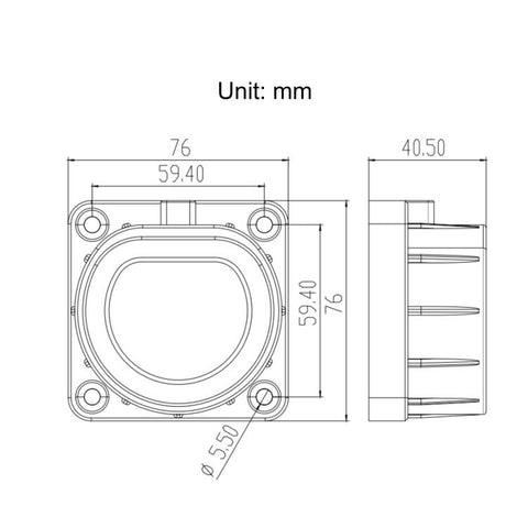 Type 2 EU Standard EV Charging Head Holder, Charging Pile Connector Bracket, For Type 2 EU Standard