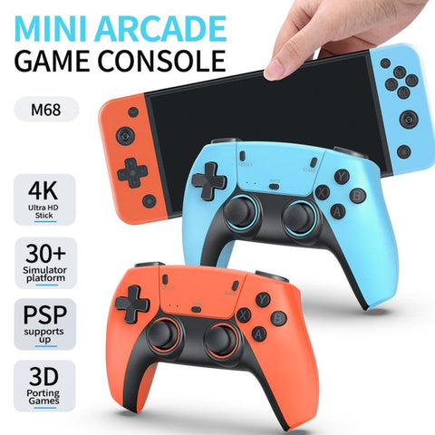 SJGAM M68 4K HD TV Game Console 3 In 1 Large 3D Arcade Machine, 64GB, 128GB, 256GB