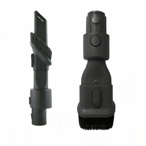 2-Piece Vacuum Attachment Kit Long Crevice Tool & Dusting Brush For Dreame R10 / R20 / T30 / V11 / V8 / H30 Vacuums, 2-Piece Kit