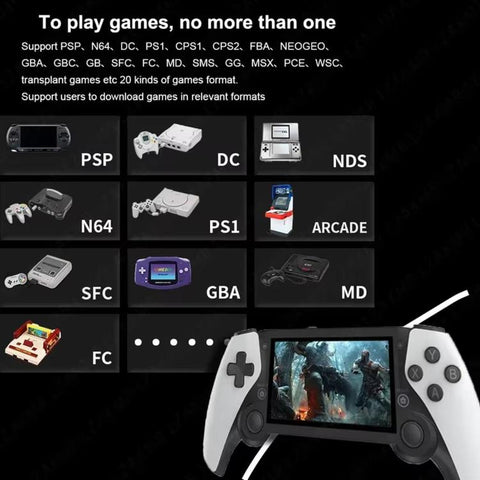 SJGAM M25 HD Screen Handheld Game Console, 64GB, 128GB, 256GB, 64GB+2pcs Game Controller, 128GB+2pcs Game Controller, 256GB+2pcs Game Controller
