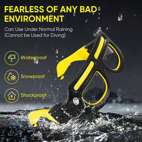 Glasses Style LED Induction Headlamp, Outdoor Head Light For Night Fishing & Maintenance