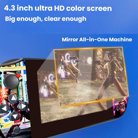 Q3 HD Large-Screen Retro Joystick Handheld Game Console, Blue 32G, Blue 64G, Red 32G, Red  64G