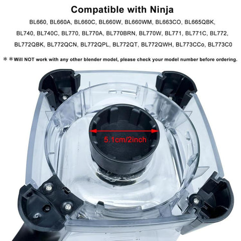For Ninja BL660/BL660A Series 72oz Pitcher Blade Driver and Stud Kit, BL660/BL660A
