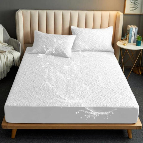 Thickened Waterproof Fitted Sheet For Infants And Toddlers, 153x203cm