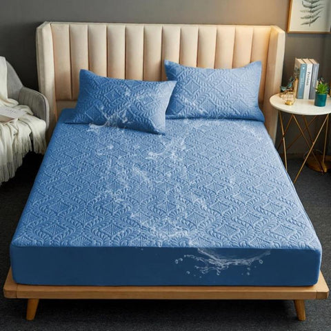 Thickened Waterproof Fitted Sheet For Infants And Toddlers, 153x203cm