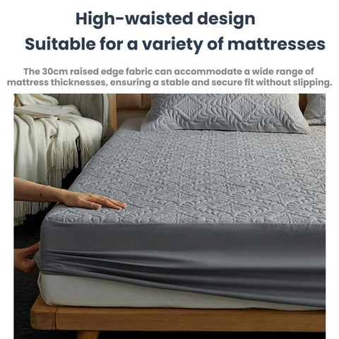 Thickened Waterproof Fitted Sheet For Infants And Toddlers, 153x203cm
