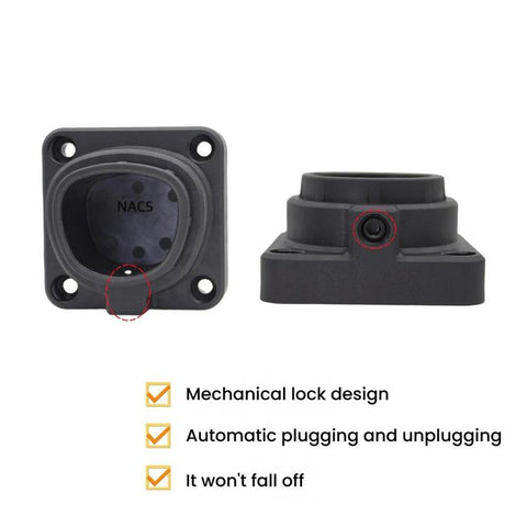 For Tesla NACS EV Charger Wall-Mounted Charging Connector Dock, For Tesla NACS Wall-Mounted