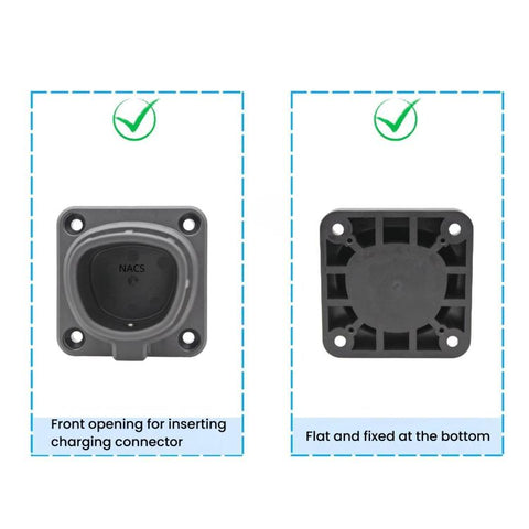 For Tesla NACS EV Charger Wall-Mounted Charging Connector Dock, For Tesla NACS Wall-Mounted