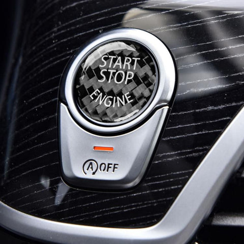 Epoxy Resin Engine Start Key Push Button Sticker For BMW F/E Chassis