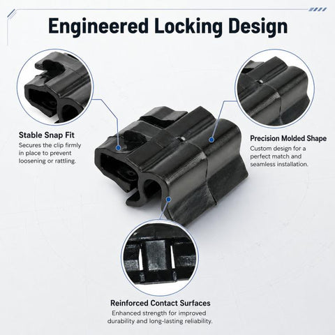 For Tesla Model 3 / Y Storage Compartment Securing Clips 1472872-00-C, 1472872-00-C