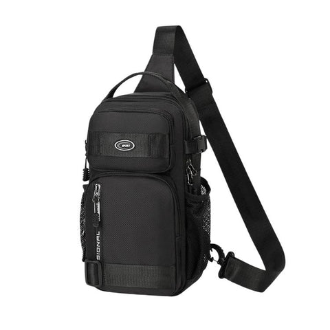 Portable Men Sports Chest Bag, Large Capacity Casual Shoulder Bag
