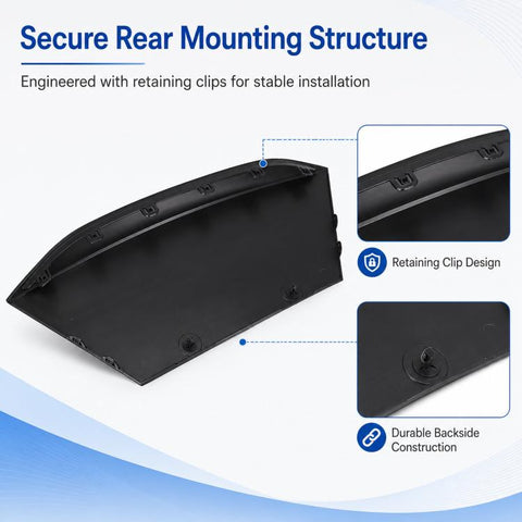 For 2021-2023 Tesla Model X Rear Trailer Cover 1609584-00-A, 1609584-00-A