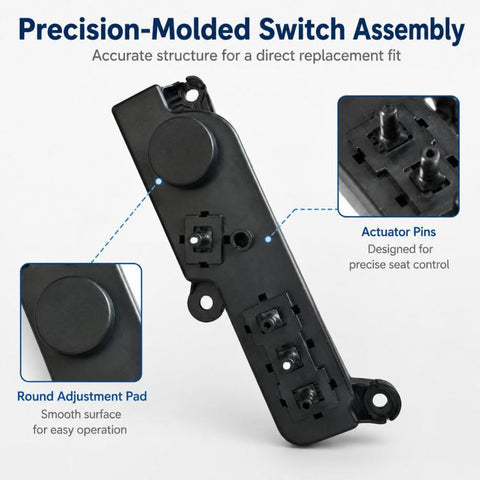 For 2021-2023 Tesla Model 3 / Y Seat Adjustment Switch Assembly 1098529-00-F / 1098530-00-F, Left, Right