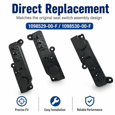 For 2021-2023 Tesla Model 3 / Y Seat Adjustment Switch Assembly 1098529-00-F / 1098530-00-F, Left, Right