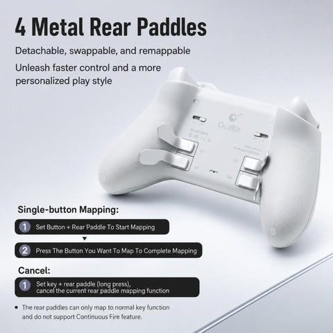 GuliKit TT MAX Wireless Controller with 720-degree Adjustable TMR Joysticks, Magnetic Levitation Motor Gamepad for Switch/Switch 2, PC & iOS, TT MAX Black, TT MAX Grey