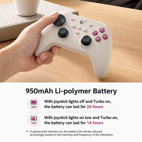 GuliKit TT MAX Wireless Controller with 720-degree Adjustable TMR Joysticks, Magnetic Levitation Motor Gamepad for Switch/Switch 2, PC & iOS, TT MAX Black, TT MAX Grey