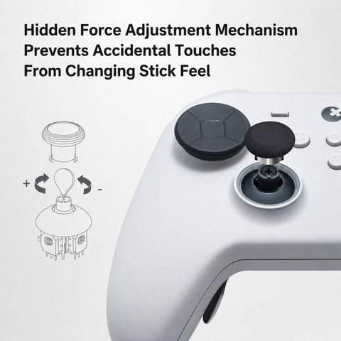 GuliKit TT MAX Wireless Controller with 720-degree Adjustable TMR Joysticks, Magnetic Levitation Motor Gamepad for Switch/Switch 2, PC & iOS, TT MAX Black, TT MAX Grey