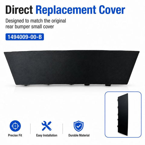 For 2020-2024 Tesla Model Y Rear Bumper Cover 1494009-00-B, For Tesla Model Y