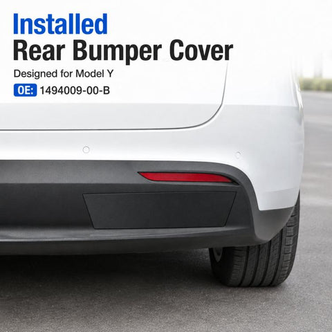 For 2020-2024 Tesla Model Y Rear Bumper Cover 1494009-00-B, For Tesla Model Y