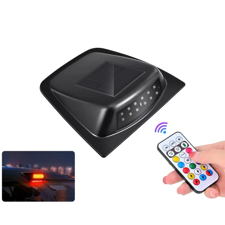 Car Roof LiDAR Decorative Cover Solar LED Daytime Running Lights High-Intensity Warning Lamp