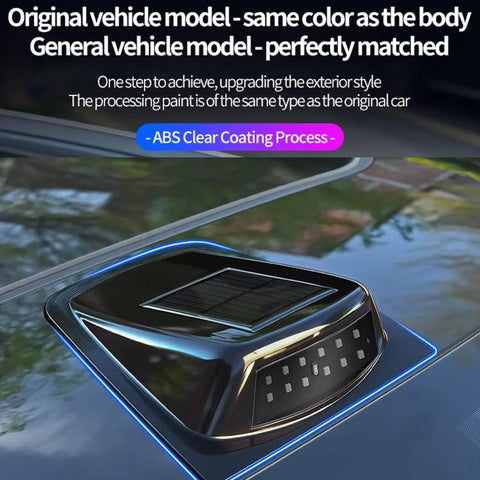 Car Roof LiDAR Decorative Cover Solar LED Daytime Running Lights High-Intensity Warning Lamp