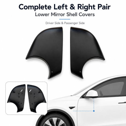For 2020-2023 Tesla Model Y Rearview Mirror Back Cover 8202102 / 8202202, Left, Right