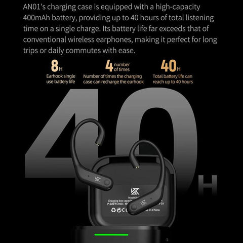 HD Wireless Bluetooth 5.4 Earhook Active Noise Reduction Hi-Fi Gaming Earphones, AN01