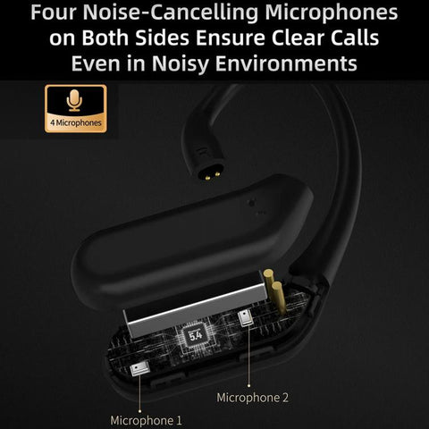 HD Wireless Bluetooth 5.4 Earhook Active Noise Reduction Hi-Fi Gaming Earphones, AN01