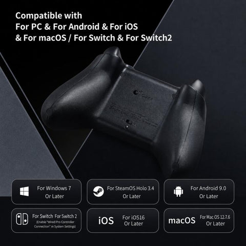 GuliKit ES Pro E-Sports Controller With TMR Joysticks Support Switch / Switch 2 Wakeup