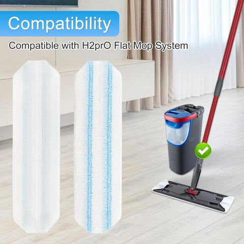 For Vileda / O-Cedar H2prO Fiber Mop Refill Pad Replacement Part