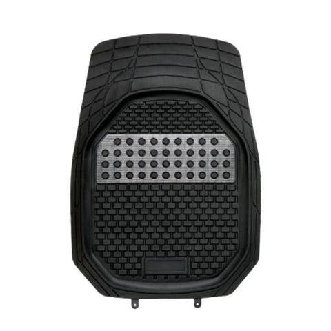 Trimable Silicone Car Floor Mats Waterproof Anti-Slip Foot Pads, Front, Rear