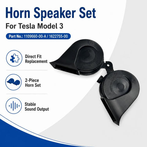 For Tesla Snail Horn Speakers 1109660-00-A  Model 3, Model 3, Model Y