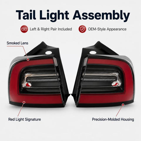 For 2021-2023 Tesla Model 3 / Y External Taillights 1502086-00-D / 1502087-00, Left, Right