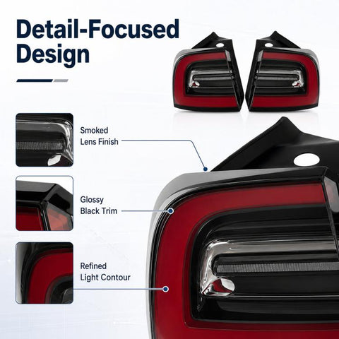 For 2021-2023 Tesla Model 3 / Y External Taillights 1502086-00-D / 1502087-00, Left, Right