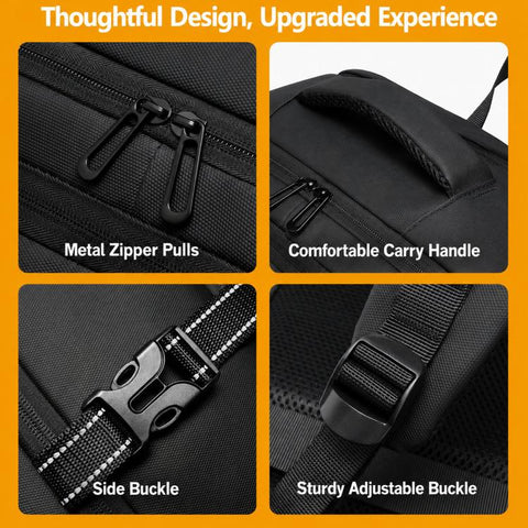 WEIXIEER B927 Men Minimalist Large-Capacity Backpack Waterproof Oxford Fabric Business Laptop Bag