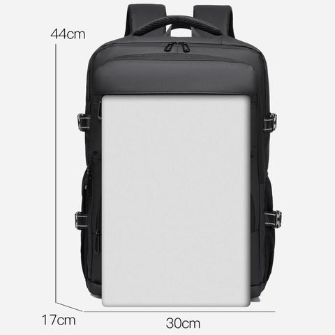 WEIXIEER B927 Men Minimalist Large-Capacity Backpack Waterproof Oxford Fabric Business Laptop Bag