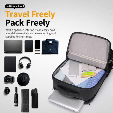 WEIXIEER B927 Men Minimalist Large-Capacity Backpack Waterproof Oxford Fabric Business Laptop Bag