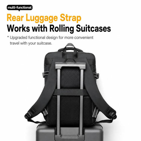 WEIXIEER B927 Men Minimalist Large-Capacity Backpack Waterproof Oxford Fabric Business Laptop Bag