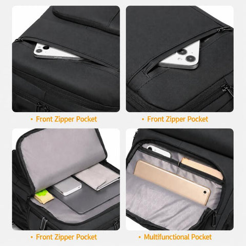 WEIXIEER B927 Men Minimalist Large-Capacity Backpack Waterproof Oxford Fabric Business Laptop Bag