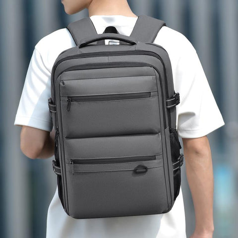 WEIXIER B928 Men Large-Capacity Waterproof Oxford Fabric Laptop Backpack Multifunctional Travel Bag