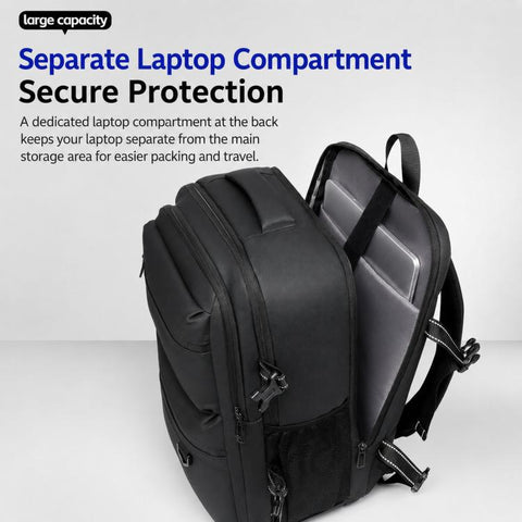 WEIXIER B928 Men Large-Capacity Waterproof Oxford Fabric Laptop Backpack Multifunctional Travel Bag