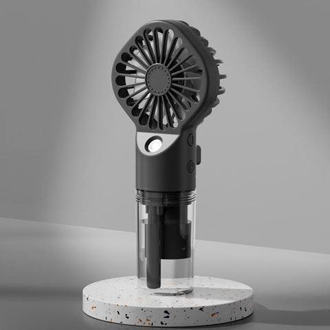 Handheld Misting Fan Portable Water Spray Fan Type-C Rechargeable Mini Personal Face Mister Fan