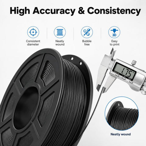 TPU 95A Flexible 3D Printer Filament 1.75mm 1kg Spool High Elasticity 3D Printing Material