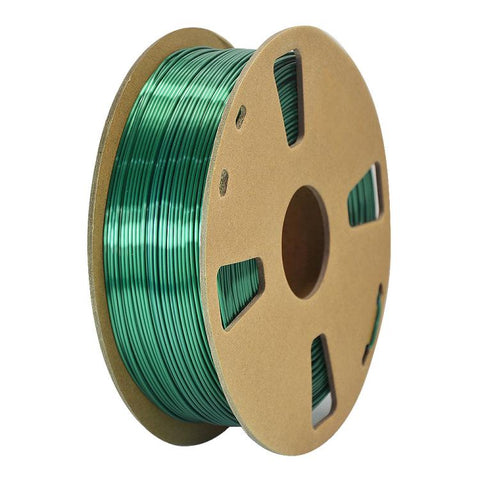 Dual Color Silk PLA Filament 1.75mm 1kg Spool Magic Color Shifting Shiny Metallic 3D Printing Material